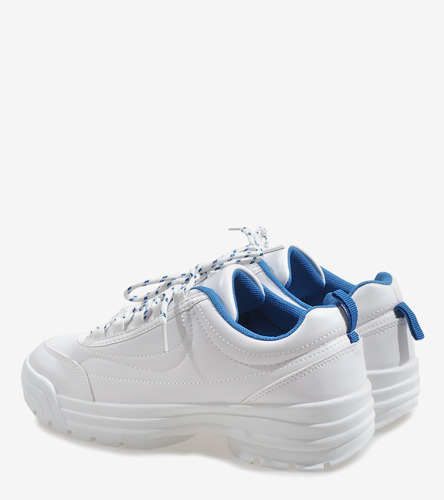 Biela módna športová obuv 6256