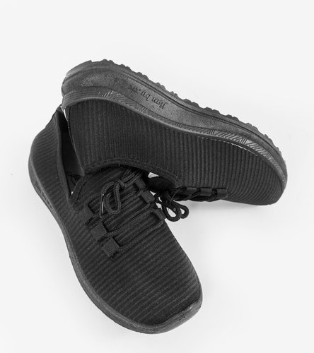 Čierna športová obuv Slip