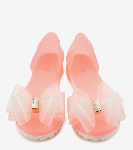 Ružové sandále s motýlikom S5-35